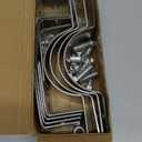 Yexiya 3 Inch Pipe Chimney Adjustable Wall Strap Pipe Bracket Clamp Strap(2 Pcs)