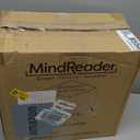 Mind Reader 2-Tier Snack Carousel, Countertop Organizer, Snack Tray, Breakroom, Kitchen, 14.25"L x 14.25"W x 14"H, Black