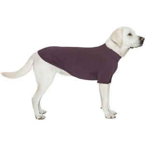 Premium Yoga-Fabric Dog T-Shirt Breathable, Stretchy, Anti-Shedding Pet Clothes for All Seasons, Mauve 4XL