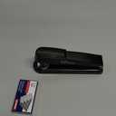 Metal Stapler Heavy Duty 50 Sheet Capacity with 1750 Staples and Staple Remover, Full Strip Staplers for Desk, No Jam, Non-Slip for Office & Classroom, Black