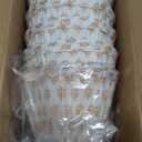 Chandelier Shades Set Of 6,Mini Lamp Shade 3" Top x 5.5" Bottom x 4.7" Slant ,Small Lamp Shades Clip On Bulb,Pleated Chandelier Lamp Shades,Fabric Lampshades That Attach To The Bulb(Brown Floral)