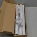 Closet Rods for Hanging Clothes, 17 to 84 Inch Heavy Duty Stepless Adjustable Closet Hanging Rod, 1.3 Inch Diameter Metal Closet Rod for Wardrobes Laundry Bedroom RV, White