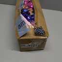 3Ft Christmas Tree with Lights, Table Christmas Tree with 50 LED 12 Modes, 3D Star, 15 Hanging Ball Ornaments, Small Prelit Xmas Tree for Tabletop, Home and Office (Pink)