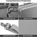 Carrying Case for DJI Neo 2 Accessories, Hard Shell Travel Storage Bag Compatible with DJI Goggles N3, RC Motion 3, Batteries & Charger Hub Shoulder Protection Box