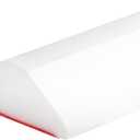 Duzzy 39 Inch Collapsible Shower Water Dam, Shower Threshold Water Stopper Barrier and Retention System and Keeps Water Inside Threshold Dry and Wet Separation, Suitable for Bathroom & Kitchen (White)