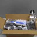 12 Oz Plastic Juice Bottles with Caps 12Pcs Juicing Bottles Clear Reusable Containers Black Lid Plastic Smoothie Bottle Ideal for Juice Milk Homemade Beverages (12oz) (12oz-black)