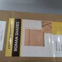 UNISHADES Blackout Cordless Bamboo Roman Shades 29 3/4×64 in Papara Carbon