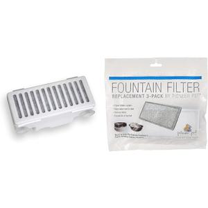 Pioneer Pet 3-Pack Water Filter and Replacement Filters for Pet Fountains
