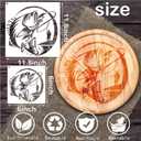 YHSLMH Reusable Fishing Stencils - Large Fisherman Templates for Painting on Wood, DIY Art Craft Fabric Canvas Furniture (10 Fish)