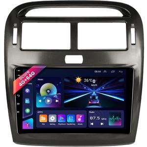 8 Core 4G+64G Android Car Radio for Lexus LS430 2004 2005 2006 with Wireless Carplay, 9" IPS Touch Screen Stereo Support Android Auto,GPS,WiFi,Bluetooth,AM/FM Radio,DSP/Hi-Res Audio+HD Camera