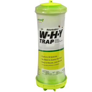 RESCUE! WHY Trap for Wasps, Hornets, & Yellowjackets – Hanging Outdoor Trap - 2 Traps