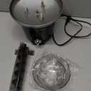 Nostalgia 3 Tier Electric Chocolate Fondue Fountain Machine for Parties - Melts Cheese, Queso, Candy, and Liqueur - Dip Strawberries, Apple Wedges, Vegetables, and More - 24-Ounce - Black, Small