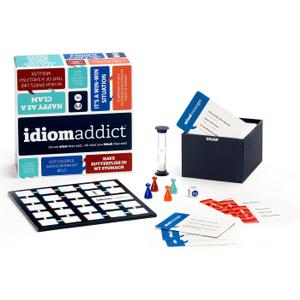 Idiom Addict Word Game Funny Idiom Guessing & Party Board Game for Kids, Teens & Adults, Family Game Night & Group Game, Brain Teaser with 2,400 Challenges, Ages 10+