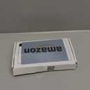 Patio Door Handle Set with Mortise Lock 45° for Replacement Mortise Style Reversible Design Non-keyed Sliding Patio Glass Door Handles, Fits 3-15/16” Screw Hole Spacing White Finish