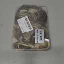 2PCS Messy Bun Hair Piece Tousled Updo with Tendrils Wavy Curly Hair Bun Scrunchies Ponytail Extension Elastic Band Hairpieces For Women (Light Brown mix Bleach Blonde)