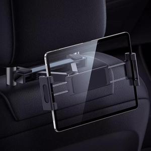 Tablet & Smartphone Headrest Mount - 360 Rotatable, Adjustable for Road Trips (Extendable Version)