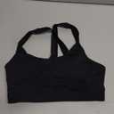 Sports Bras for Women, Criss Cross Back Medium Support Bras for Large Bust, Strappy Yoga Workout Bra with Pads, Small