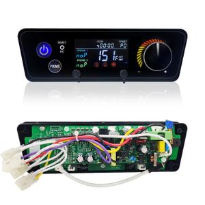 Upgraded PID Trapezoidal Multifunctional Control Board Replacement for Pit Boss Lexington P7-540 / Classic P7-700 / Austin XL P7-1000 / 440FB1 Matte Black Wood Pellet Grill