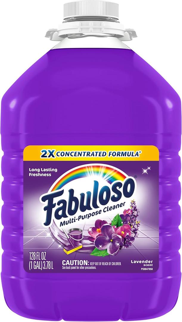 Fabuloso Multi Purpose Cleaner, Lavender, 128 Fluid Ounce, Pack of 2