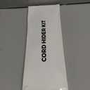 Yecaye Cord Hider, 113in Grey Cord Covers for Wires on Wall, One-Cord Cord Organizer, Easy Install Cable Management Kit, Wire Cover Home Office, W0.59in H0.4in, Grey (Small)