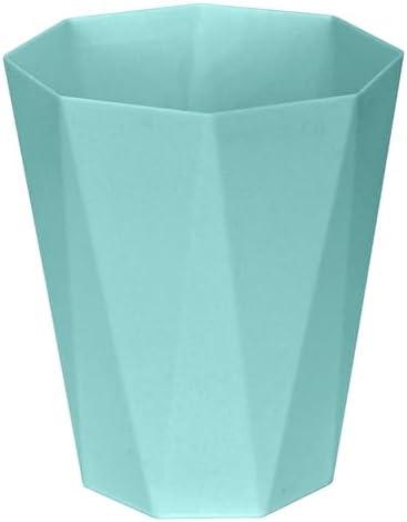 ZXJ Small Trash Can - 1.8 Gallon - Green - Waste Basket - Garbage Bin Bathroom,Kitchen,Office,Dormitory,Camping,Kids Room