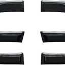 Rain Guards Window Visors 6 Piece Set for Toyota Sienna 2021 2022 2023 2024 2025 / Safe RAIN Out-Channel Guard Deflector(for Sienna 21-25 6-Piece Set Chrome)