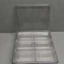 Pomeat 10 Pack Fridge Organizer, Stackable Refrigerator Bins with Lids, BPA-Free Produce Fruit Storage Containers for Fridge, Clear for Food, Drinks, Vegetable