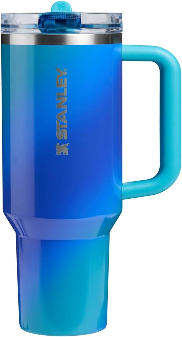 STANLEY The Quencher ProTour Flip Straw Tumbler (Box) 40 oz / 1.18 L Sea Glass Aura