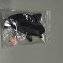 4-Piece 17cm Doll Clothes Set Clothes for Dolls Black Overalls, Fisherman Hat, Glasses & Pendant  17cm Doll Overalls Accessories Only