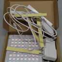 Dual Head LED Grow Light for Indoor Plants, Full Spectrum Under Cabinet Plant Light for Shelves, High PPFD Spotlight Puck with Timer & Dimmer, Stick-On Lamp for Succulents, Plant Stands & Wide Cabinet