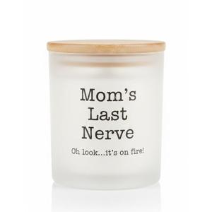 NANOOER Gifts for Mom from Daughter Son Kids, Funny Mothers Day Gifts, Birthday Thanksgiving for Mom, Stepmother, Mom's Last Nerve, Lavender Scented Candles