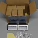 JSOT 12 Pack Solar Lights Outdoor Waterproof for Stairs Decor, Solar Deck Lights Stainless Steel Step Fence Patio Post Wall Lamp for Garden Pathway Walkway LED Lamp Light [Warm Light]