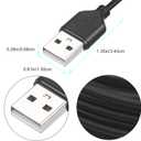 Long Slim 20ft Type2.0 Printer Wire, Type A to Type B Wire High Speed Type 2.0 A to B Wire Scanner Printer Cord to Computer for HP Canon Brother Dell Epson OD2.8MM