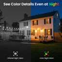 INFIYA Security Cameras Wireless Outdoor-Solar&Battery Powered 2K 2.4G Cameras for Home Security, Instant Alert, AI Human Detection, Color Night Vision, 2-Way Talk, SD Storage, Work with Alexa, Z1 4P