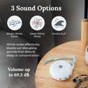 Yogasleep Rohm Portable White Noise Sound Machine, 3 Soothing Natural Sounds with Volume Control, Sleep Therapy For Adults, Kids & Baby, Noise Cancelling for Office Privacy & Meditation, Registry Gift