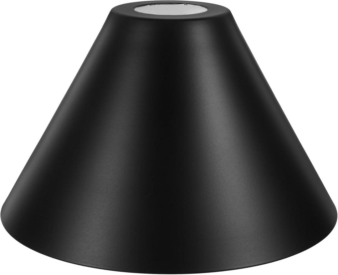 DOITOOL Wrought Iron Lampshade 7.8 Inch Industrial Pendant Light Shade Decorative Replacement for Table Lamp and Wall Sconce Minimalist Hanging Light Fixture