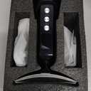 2025 Upgraded Red Light Therapy for Face Portable Charging Dock, Facial Neck Massager 3 Heat Settings, Vibrating Face Massage, 9-Color LED Light & 30-Day Battery | Home Spa Travel Skincare - Black