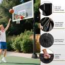71" Basketball Pole Pads 4"x4" Basketball Base Pads Set, Flame-Retardant & Waterproof All-Weather Protection Hoop Padding Outdoor for Schools, Garages, Basement Pole Cover