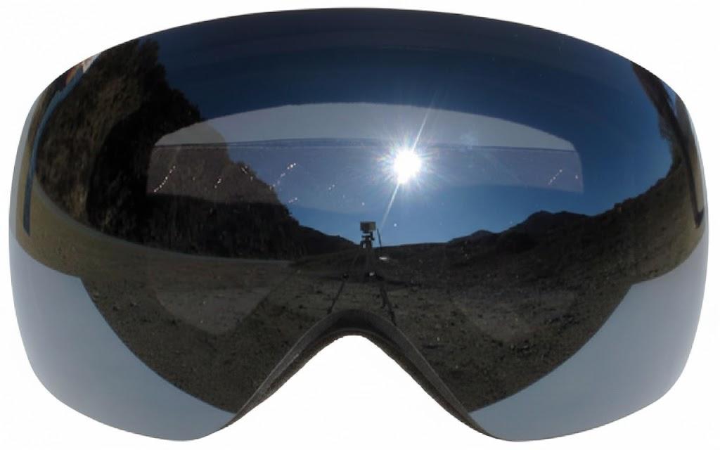 Ski Goggles 100% UV Protection Frameless Snowboard Goggles for Men, Women, Adults