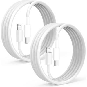 4 Pack Usbc to Lightning Cable for Apple iPhone 14/13/12 Fast Charger Cord 6ft [Apple MFi Certified],USB Type C to Lightning Cord 6 Ft Apple Phone Charging Cable Wire for Apple iPhone14 13 12 Pro Max (White)