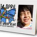 Autism Awareness Neurodiversity Picture Frame 4x6, Autism Mom Teacher Appreciation Gifts, Best Gifts for Kids Adults with Autisms Picture Photo Frame for Tabletop Desk Shelf Decor