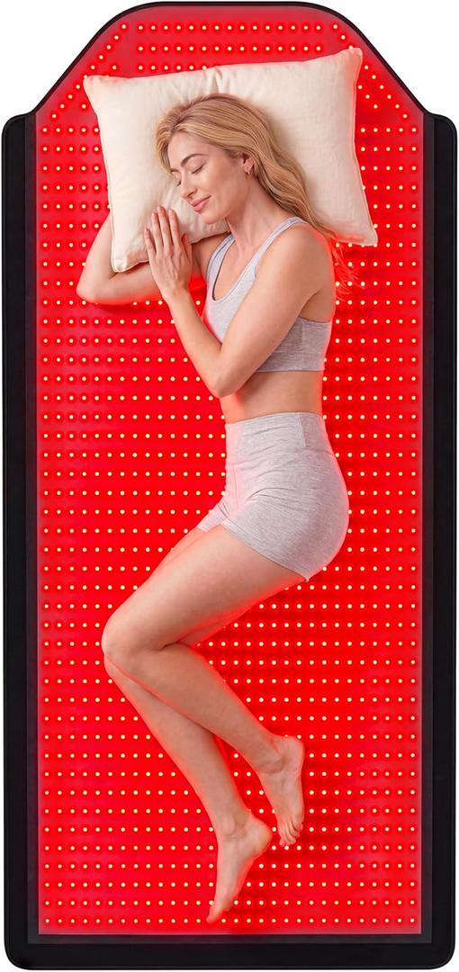 Red Light Therapy Mat Full Body, 73"x33" FSA&HSA Eligible Red Light Therapy Blanket with 1395 LEDs, 660nm & 850nm Infrared Light for Full Body Joint Muscle Pain Relief & Sleep Improvement