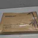 Bamboo Cutting Board for Kitchen, Wooden Cutting Board 3-Piece Set with Non-Slip Mat Deep Juice Groove and Built-In Handles, Wood Cutting Board for Meat Vegetables Fruit Ideal Gift for the Home (Carbonized brown)