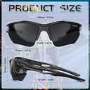 DEAFRAIN Polarized Sports Sunglasses for Men Women Cycling Running Fishing Glasses TR90 Unbreakable Frame UV Protection Z87