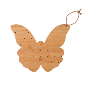 Bamboo Food Skewer Holder Pick Stand and Food Display Skewer Holder，Appetizer Fruit Skewer Stand Food Display butterfly charcuterie Board Catering party buffets Cutting Board or Serving Tray