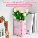 3D Puzzle Vase for Adults Kids, 120 Pcs Puzzle Book Vase for Flowers, Arts and Crafts for Kids 4-6, Adults, Girls, Cute Unique Vases for Book Shelf Decor, Books Lover Gifts(Little Women)