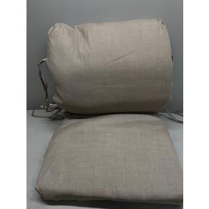 Arden Selections earthFIBER Outdoor Dining Chair Cushion, 20 x 20, Water Repellent, Fade Resistant, 1-Piece Cushion for Dining Chairs 20 x 20, Sandbar Taupe Texture