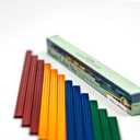 8 Inch Color Magnetic Bar/Strip for Whiteboard, Fridge - Box of 12 Pieces