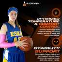 B-Driven Sports Compression Arm Sleeve For Men Women Youth - Solid Single, XXXX-Small (Yellow, M)