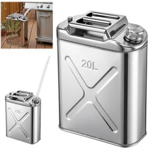 5.3 gal Cooking Oil Storage Container with Strainer Fryer Drain Hose 20L